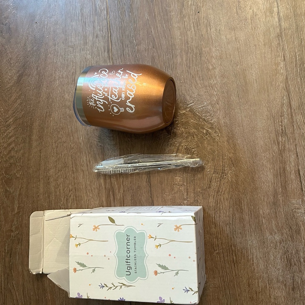 NWT Teacher Stainless steel Copper Tumbler